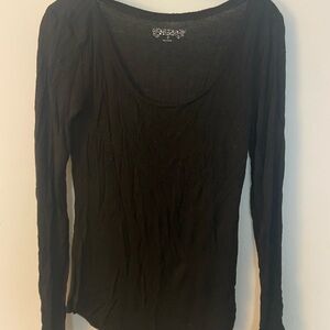 Women's Mudd Black Long Sleeve Top